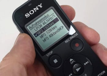 Sony ICD PX470 Diktiergerät - Aufnahmemodi