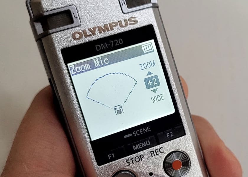 Olympus DM720 Diktiergerät - Einstellungen